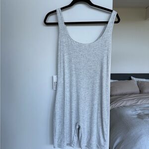 BUMPSUIT Gray Sleeveless Jumpsuit